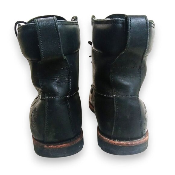 Timberland Premium Leather Waterproof Boot Black Men's Size 10.5 US - Picture 3 of 16